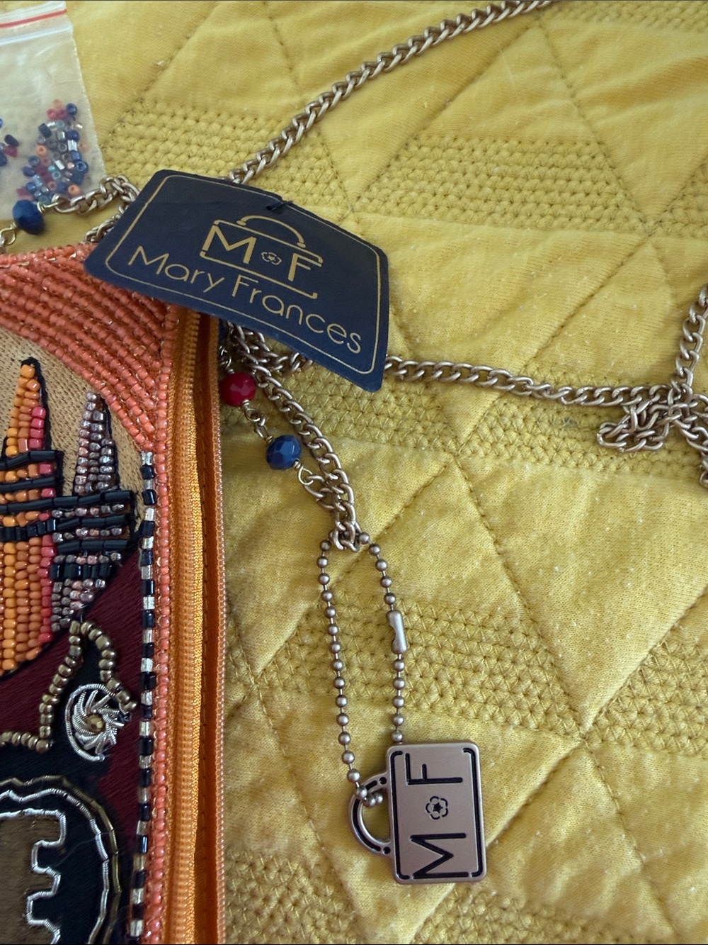Mary Frances Multicolor Beaded Crossbody - CREATE Crayon Design - Picture 2 of 11